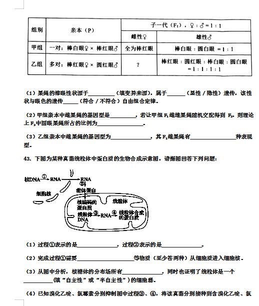2020屆河北棗強中學高三上生物一輪復習周測試題一 圖片版 15